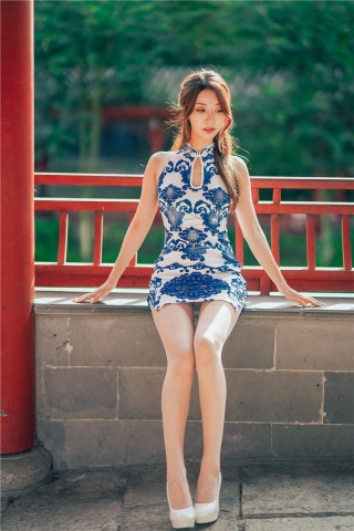 黑川 Vol.055 青花旗袍